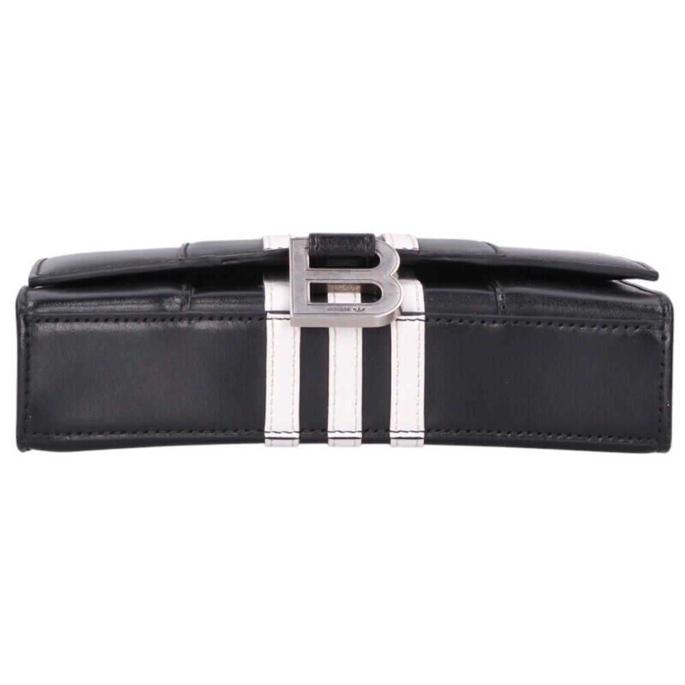 Balenciaga Adidas Hourglass Chain Shoulder Bag Black White - Picture 4 of 5